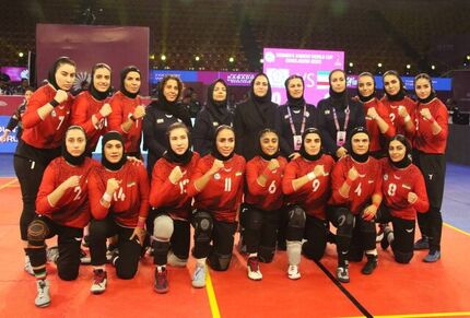 تیم ملی کبدی زنان ایران به عنوان سوم مشترک جهان رسید