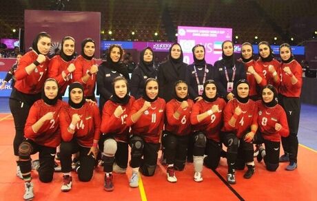 تیم ملی کبدی زنان ایران به عنوان سوم مشترک جهان رسید