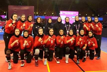 تیم ملی کبدی زنان ایران به عنوان سوم مشترک جهان رسید