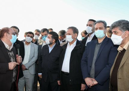 آغاز فاز دوم طرح احیای اراضی ۵۵۰ هزار هکتاری خوزستان و ایلام با حضور جهانگیری