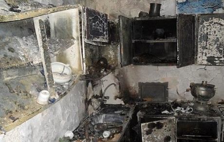 مرگ بچه ۹ ساله در آتش‌سوزی منزل به دلیل اختلاف مالی