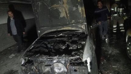 آتش‌سوزی پارکینگ منزل مسکونی در تهرانسر / سمند عامل حادثه