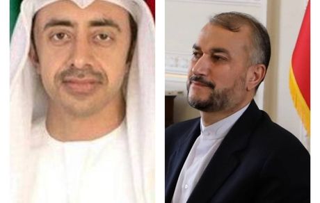 گفتگوی تلفنی وزیران خارجه ایران و امارات