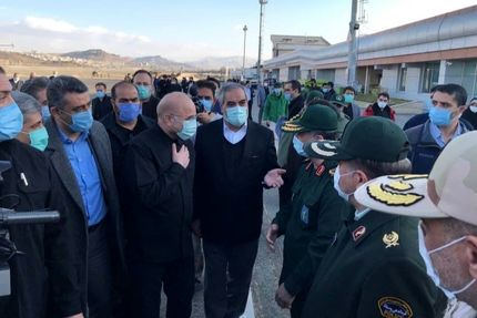 قالیباف وارد سنندج شد