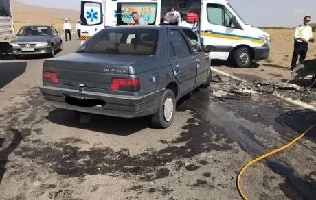 ۵ فوتی و مصدوم در تصادف پژو و پیکان در استان اصفهان