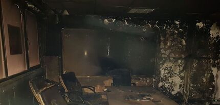 عوامل ناشناس، دفتر بسیج دانشجویی دانشگاه شریف را آتش زدند