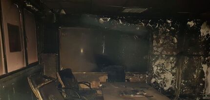 عوامل ناشناس، دفتر بسیج دانشجویی دانشگاه شریف را آتش زدند