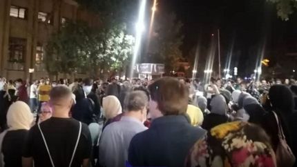 گروهی از همدانی‌ها در اعتراض به قطعی آب تجمع کردند