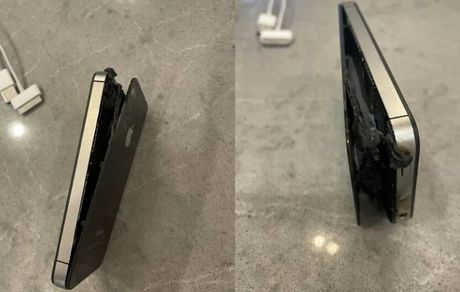 گوشی آیفون یک زوج اهل اوهایو هنگام شارژ آتش گرفت