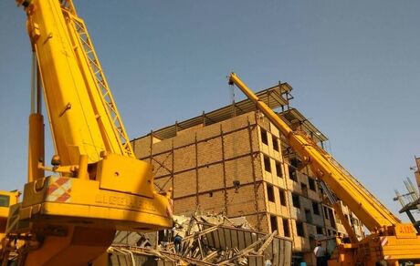 تخریب ساختمان در تهران حادثه آفرید