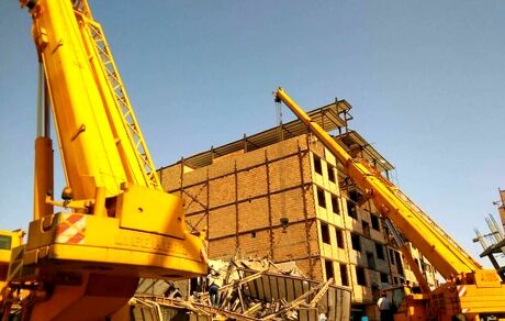 تخریب ساختمان در تهران حادثه آفرید