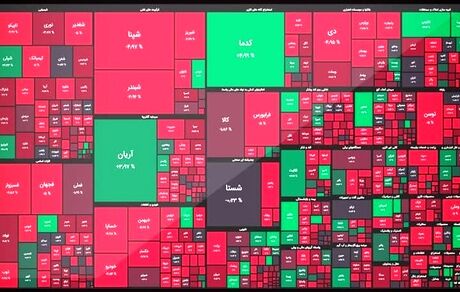 افت سنگین بورس در اولین روز هفته