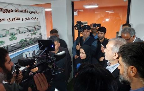 بازدید رئیس جمهور از پارک علم و فناوری استان سیستان و بلوچستان