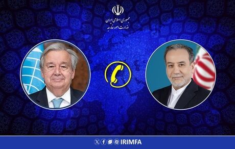 عراقچی با دبیرکل سازمان ملل گفت و گو کرد