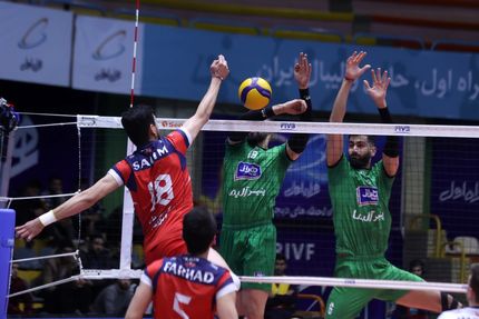 لبنیات هراز آمل به نیمه نهایی لیگ برتر والیبال صعود کرد
