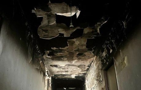 مهار آتش سوزی خوابگاه پسرانه دانشکده پرستاری ماهشهر