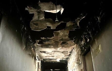 مهار آتش سوزی خوابگاه پسرانه دانشکده پرستاری ماهشهر
