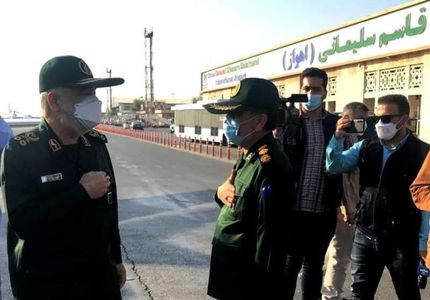 ورود فرمانده کل سپاه به خوزستان