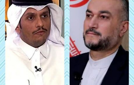همکاری برای تأمین صلح و امنیت در خلیج فارس محور مذاکرات وزرای خارجه ایران و قطر