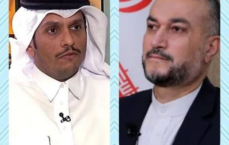 همکاری برای تأمین صلح و امنیت در خلیج فارس محور مذاکرات وزرای خارجه ایران و قطر