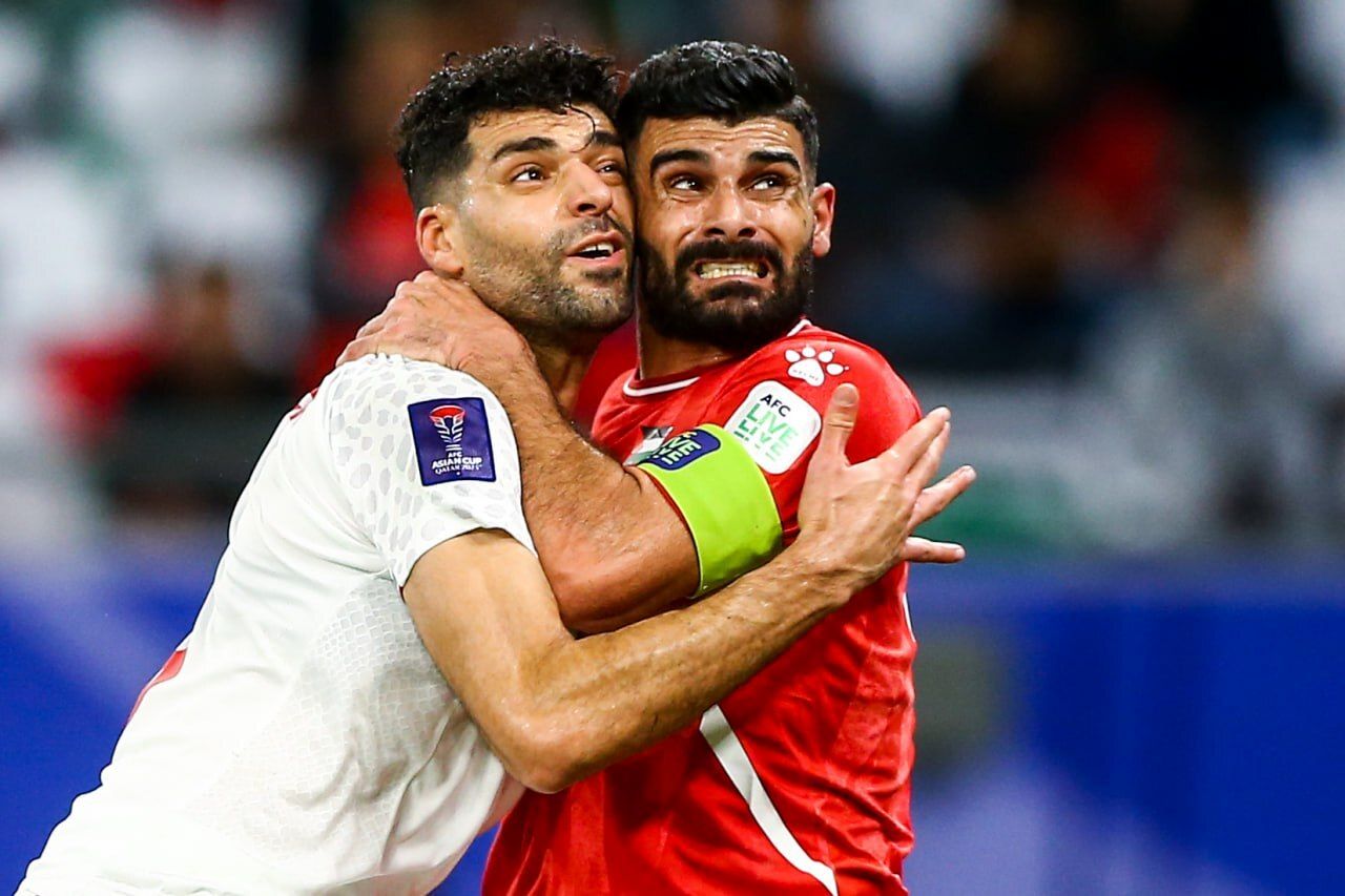 دیدار ایران و فلسطین از دید لنز دوربین