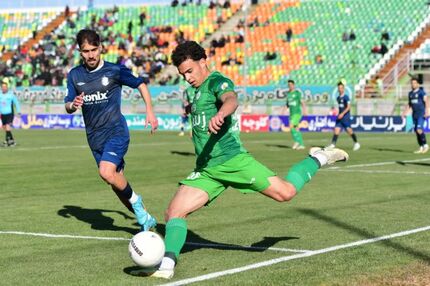 ملوان و ذوب آهن مثل بازی رفت یک یک شدند