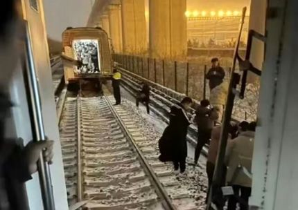 مصدومیت ۱۰۲ نفر در چین به دلیل سانحه ریلی