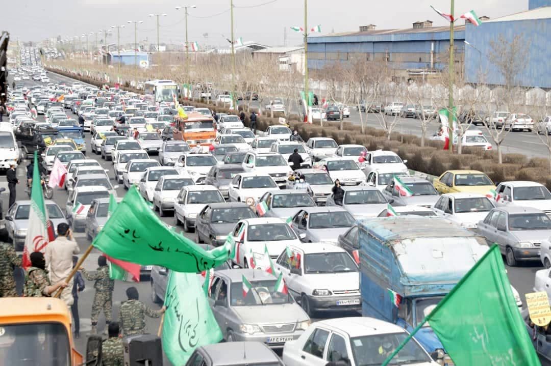 مراسم راهپیمایی ٢٢ بهمن در نقاط مختلف کشور