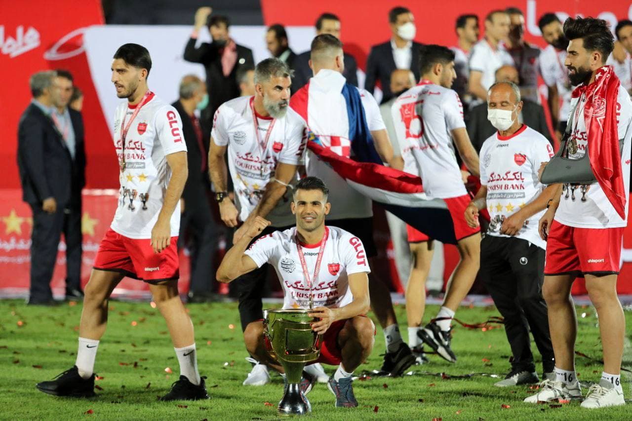 جشن پنجمین قهرمانی متوالی پرسپولیس در لیگ برتر