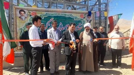 افتتاح ۱۲ طرح عمرانی همزمان با چهارمین روز هفته دولت در کاشان
