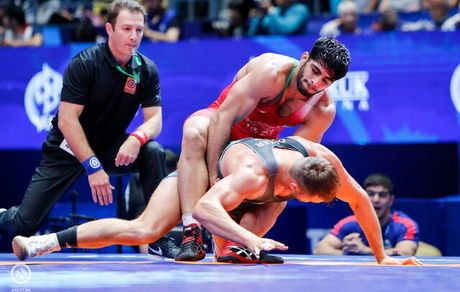 دومین مدال ایران در کشتی فرنگی قهرمانی جهان / ساروی برنز گرفت