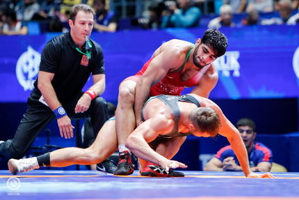 دومین مدال ایران در کشتی فرنگی قهرمانی جهان / ساروی برنز گرفت