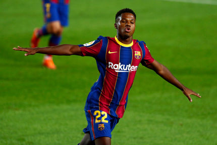 بارسلونا پیشنهاد منچستریونایتد را برای خرید «آنسو فاتی» رد کرد