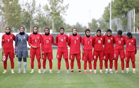 تیم ملی فوتبال بانوان، عراق را ۸ تایی کرد