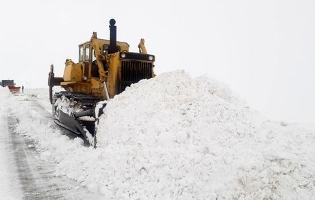 بارش ۳۰ سانتی برف در گردنه ژالانه