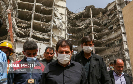 تاکید مخبر بر برخورد قاطع با خاطیان و مقصران ریزش متروپل/ابراز همدردی با خانواده جانباختگان