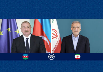 پزشکیان با الهام علی‌اف گفت و گو کرد