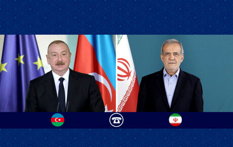 پزشکیان با الهام علی‌اف گفت و گو کرد