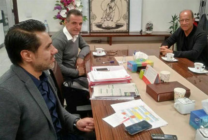 جلسه انصاری‌فرد با کالدرون و پیروانی برگزار شد