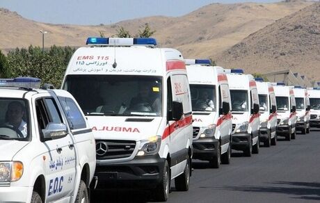 خدمات‌رسانی ۵۰۰ نیروی اورژانس کرمانشاه به زائرین اربعین