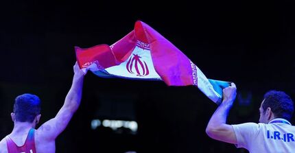 قهرمانی تیم کشتی فرنگی ایران در مسابقات نظامیان جهان