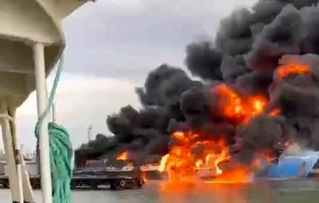 اوکراین یک کشتی سوخت‌رسان روسی را منهدم کرد