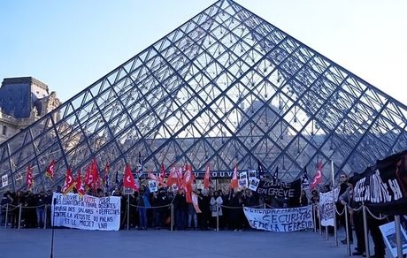 موزه لوور فرانسه تعطیل شد