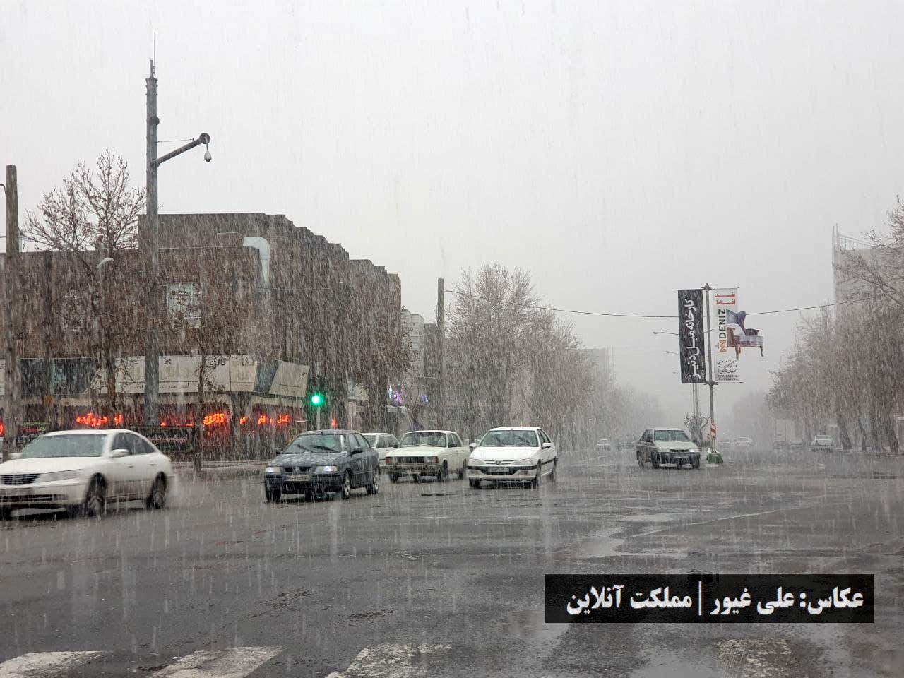در هشتاد و ششمین روز پائیز، ارومیه سفیدپوش شد