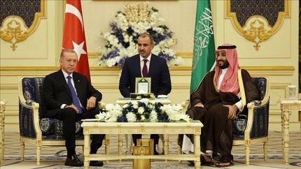 دیدار اردوغان و بن سلمان بدون حضور خبرنگاران برگزار شد