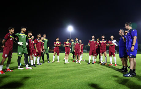 تیم ملی، اولین تمرین خود را در قطر برگزار کرد