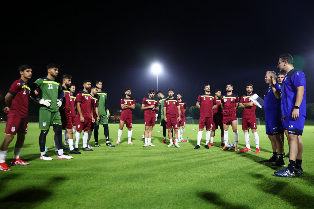 تیم ملی، اولین تمرین خود را در قطر برگزار کرد