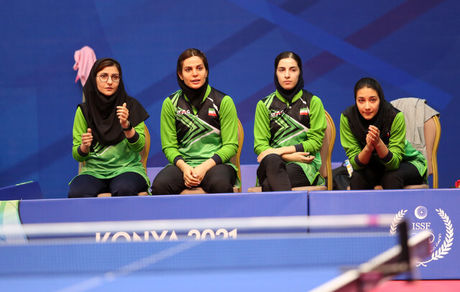 تیم ملی تنیس روی میز زنان ایران در آسیا نهم شد