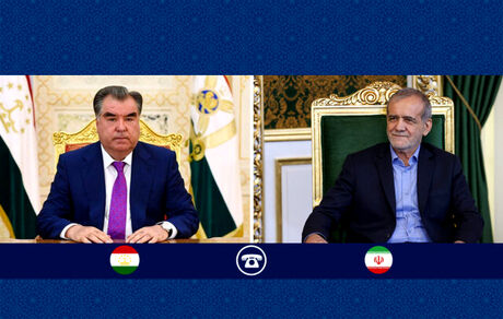 تاکید روسای جمهوری ایران و تاجیکستان بر تقویت روابط دوجانبه بر پایه منافع مشترک و اشتراکات فرهنگی