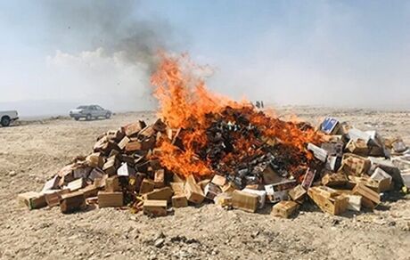 معدوم سازی ۲ تن مواد غذایی فاسد و فاقد تاریخ در شهرستان دیلم